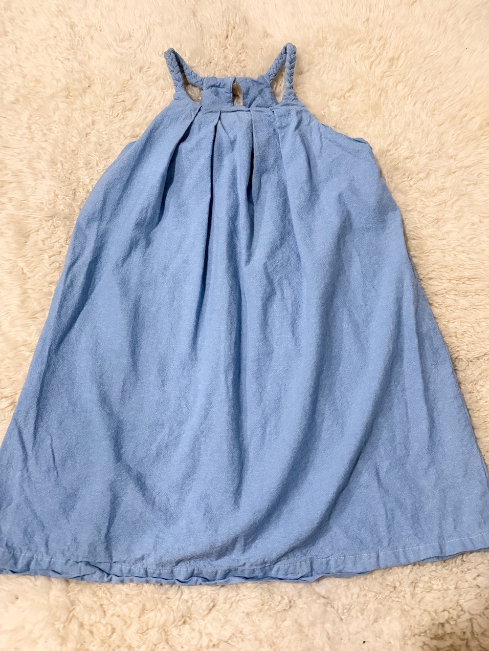 Nautica Light Blue Girls' Strappy Sundress M 8-10 YRS